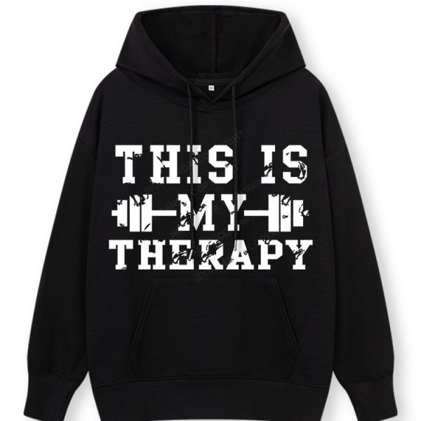 THIS IS MY THERAPY Classic Gym Hoodie