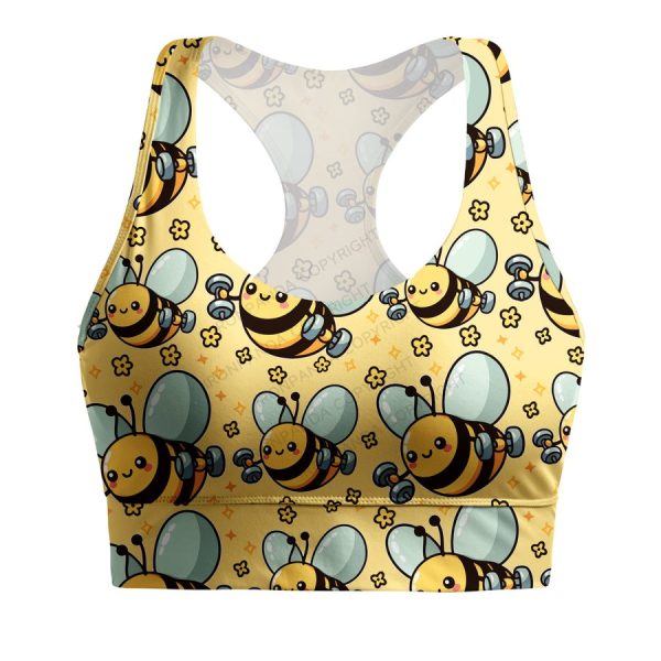 Busy Bee, Gains All Day Racerback Sports Bra