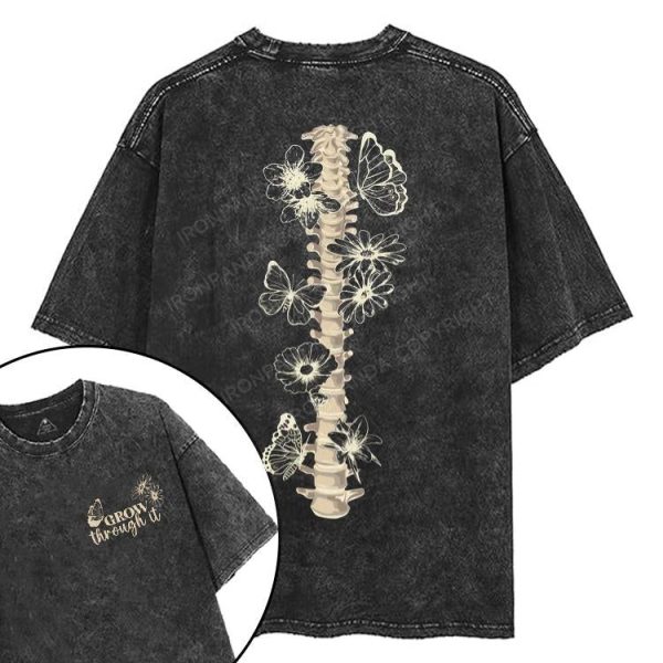 Grow Through It printed Gym Shirt