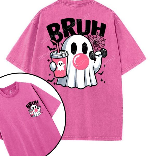 BRUH printed Gym Shirt