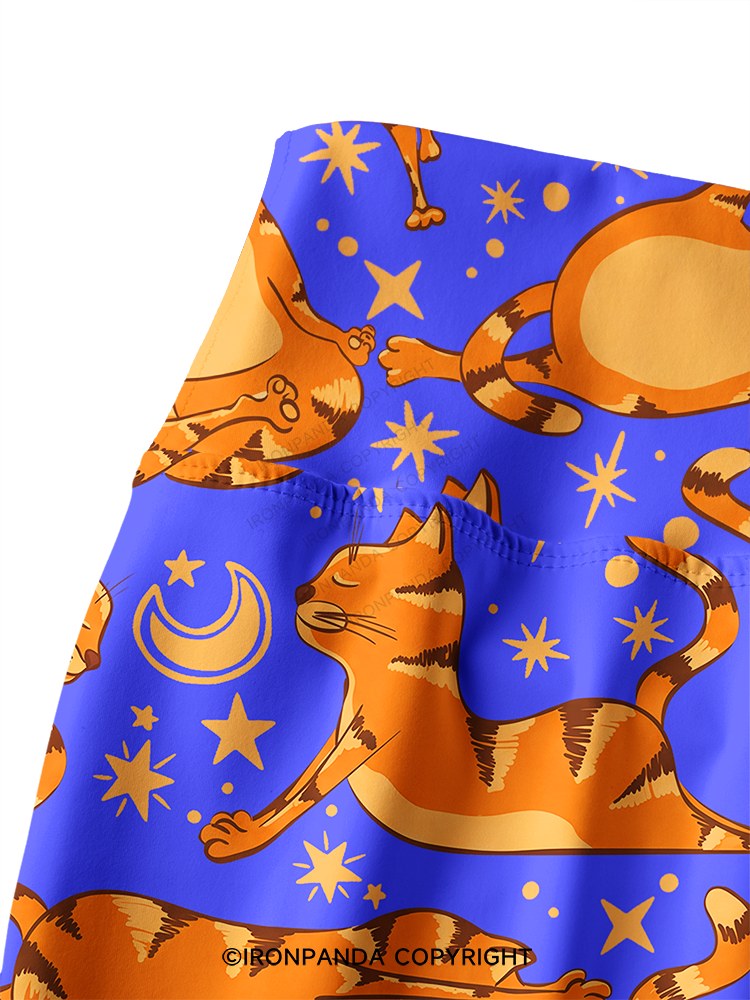 Yoga cats Printed Yoga Pants