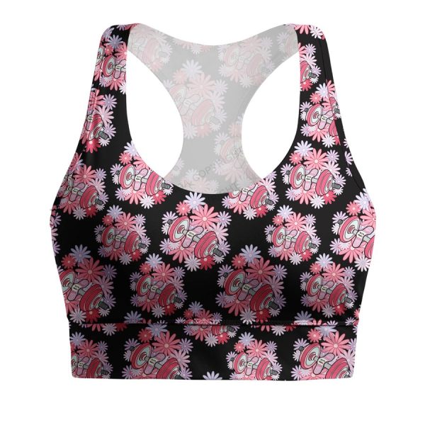 gym heals Racerback Sports Bra