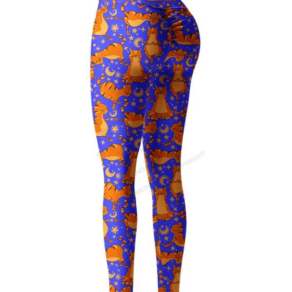 Yoga cats Printed Yoga Pants