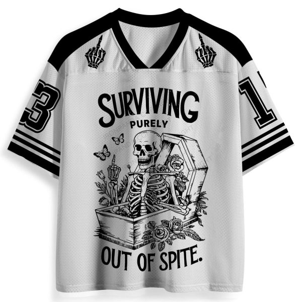 SURVIVING PURELY OUT OF SPITE Mesh Jersey