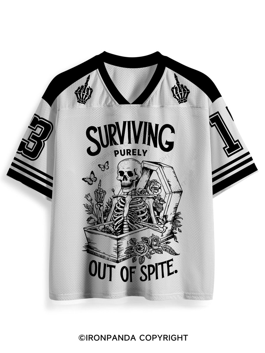 SURVIVING PURELY OUT OF SPITE Mesh Jersey