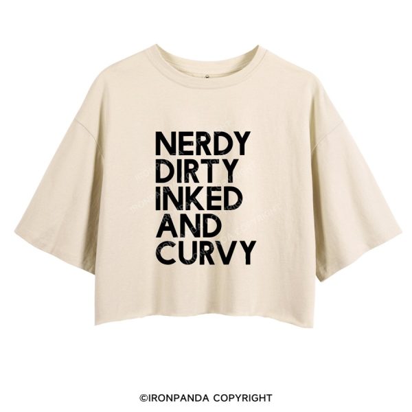 NERDY, DIRTY, INKED AND CURVY  CROP TOPS